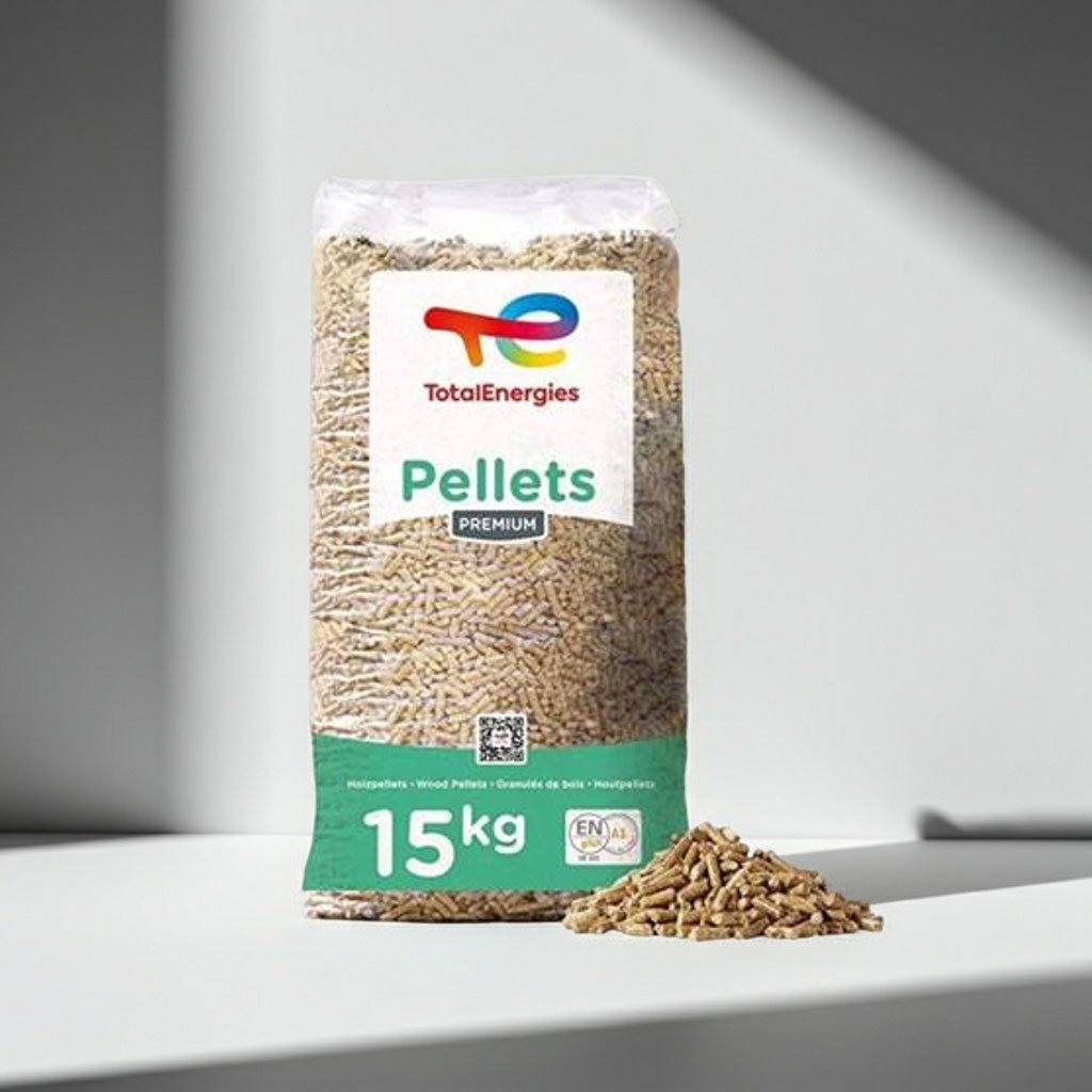 TotalPellet03 TotalEnergies-pellets 15 kg Gecertificeerde kwaliteit - Afbeelding 1