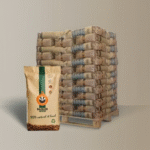Pallet met Badger-pellets 65 zakken (van papier) per pallet - Afbeelding 3